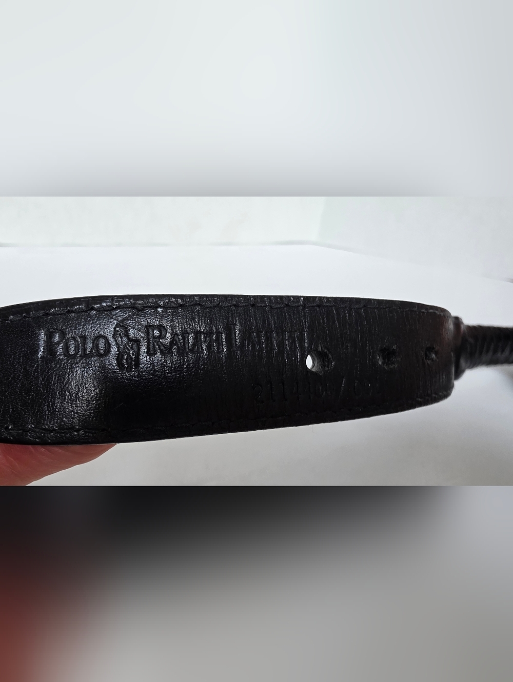 Ralph Lauren Braided Leather Belt Size 36 - Picture 7 of 7